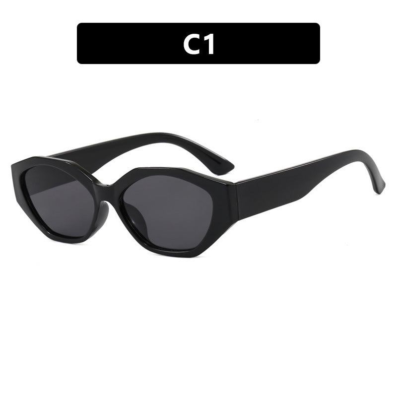 Damen stilvolle Sonnenbrille im modern geometrischen Design mit schützendem UV-Filter Brehn
