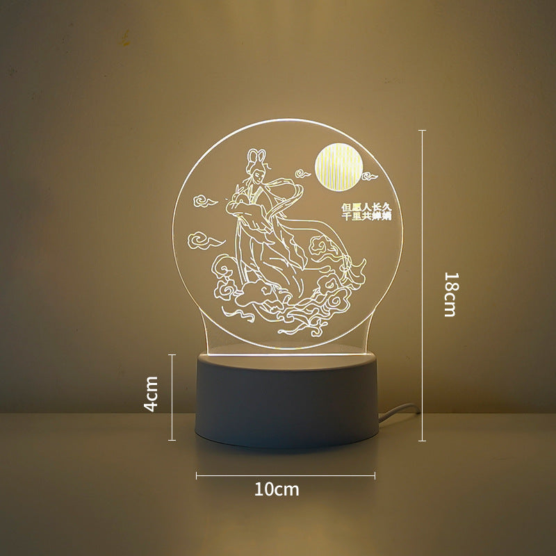 LED Tiger Figur Dekorative Lampe