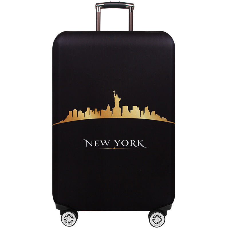 Damen Hartschalenreisekoffer im eleganten New York Skyline-Design Brehn