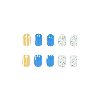 Blumen-inspiriertes Nagelkunstset Brehn