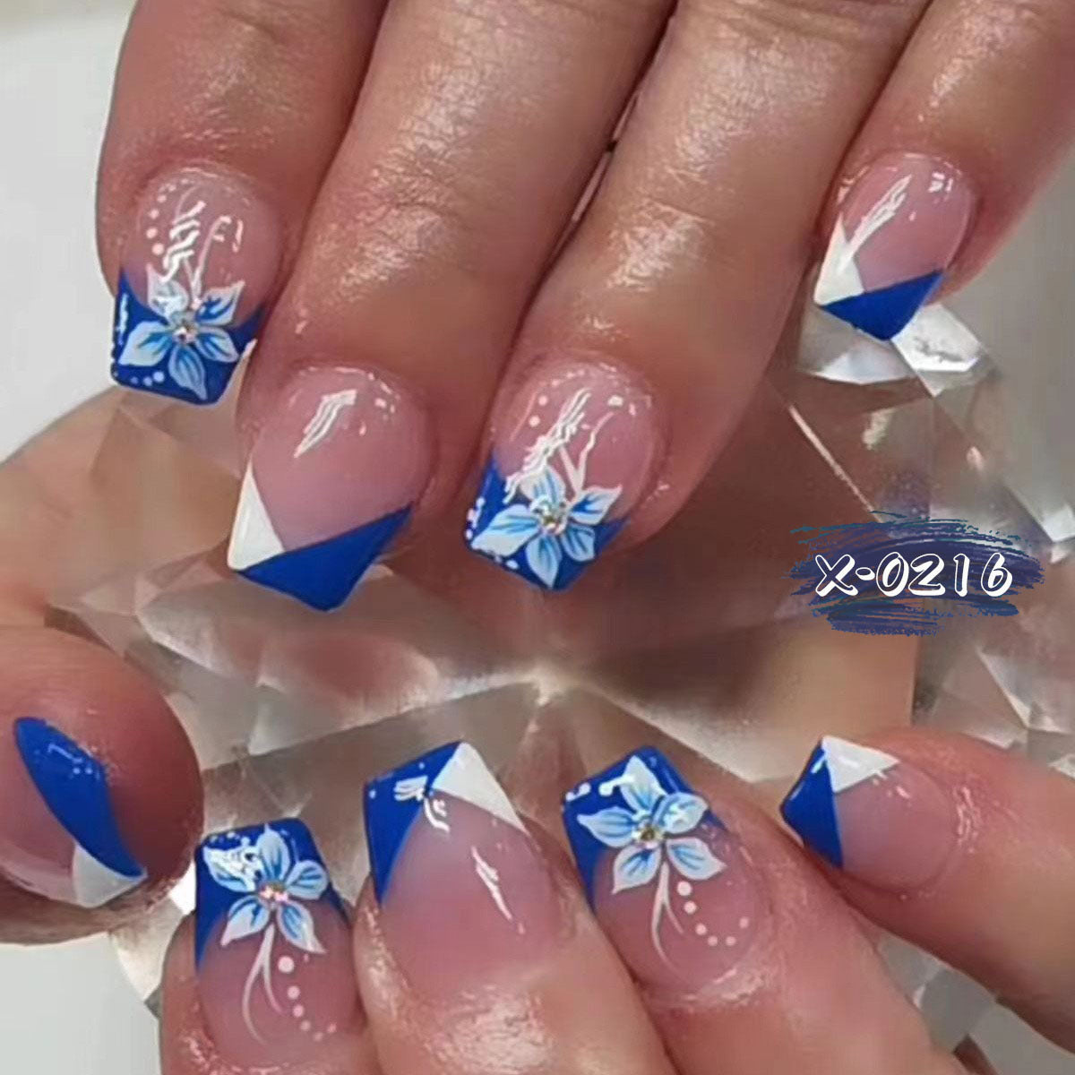 Elegantes Florales Nagelkunstset