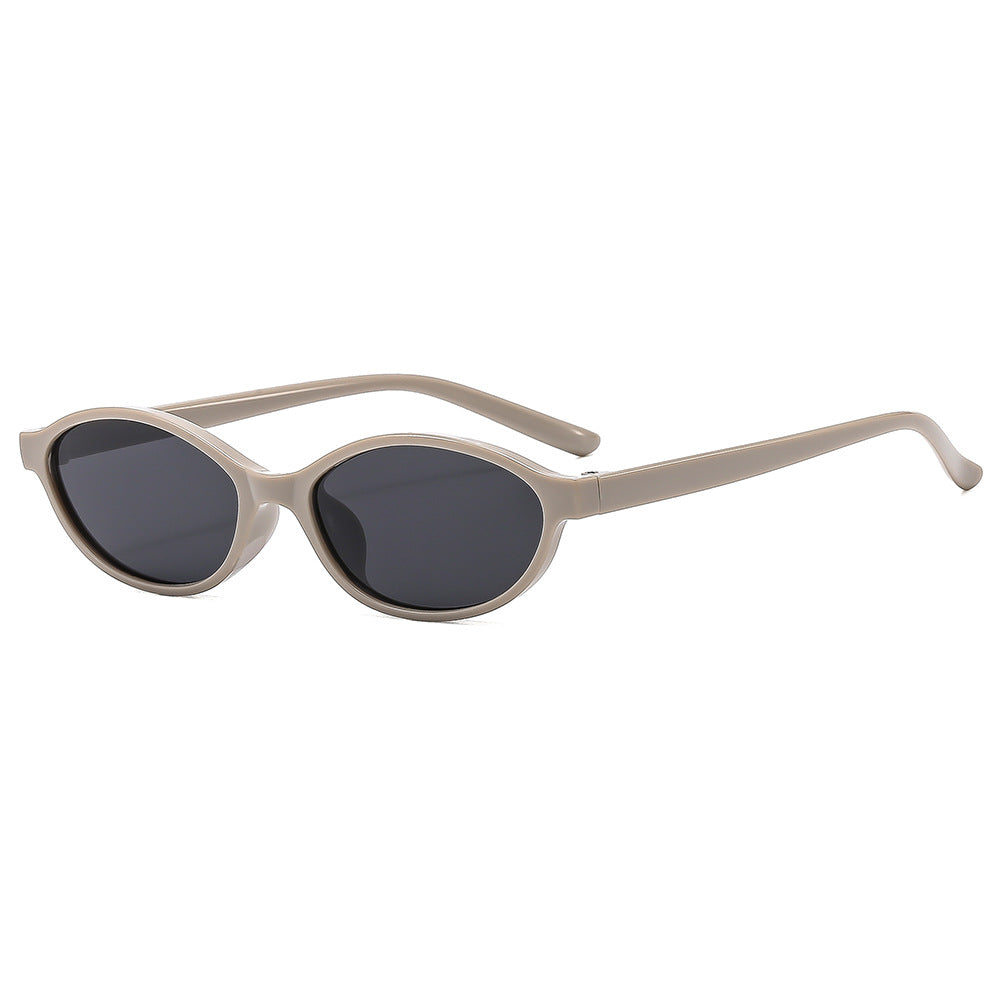 Vintage-inspirierte ovale Rahmen-Sonnenbrille