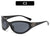 Elegante Herz-Akzent Katzenaugen-Sonnenbrille