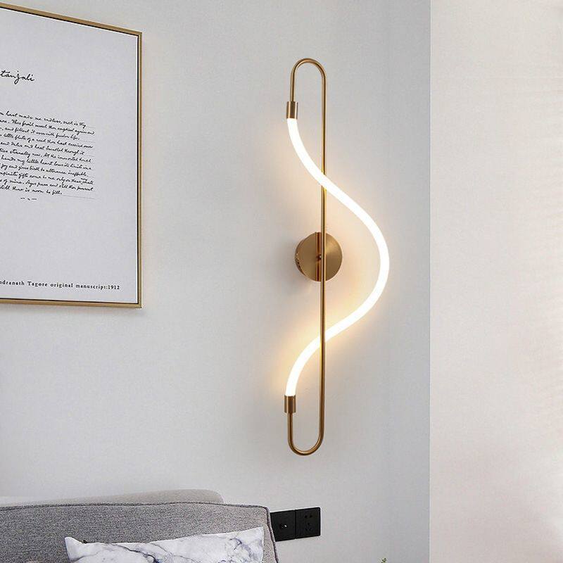 Künstlerische LED-Wandlampe