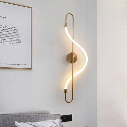 Künstlerische LED-Wandlampe