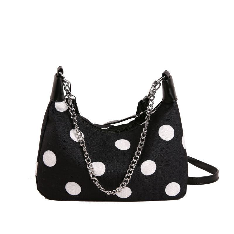 WoPolka Dot gemustertes Crossbody-Handtasche Brehn