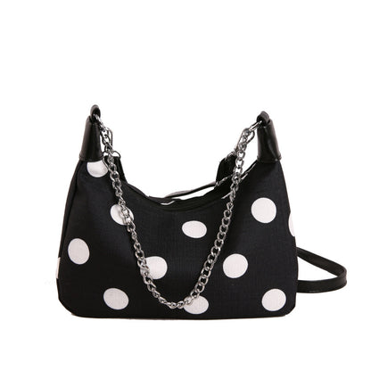 WoPolka Dot gemustertes Crossbody-Handtasche Brehn