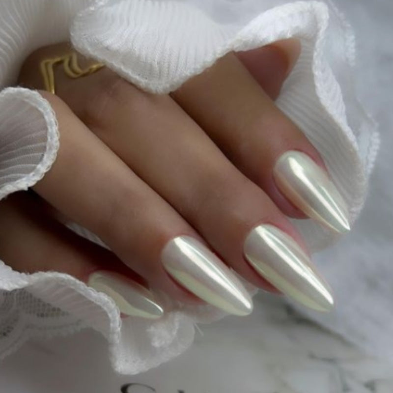 Premium Glänzende Stiletto Press-On Nägel Brehn