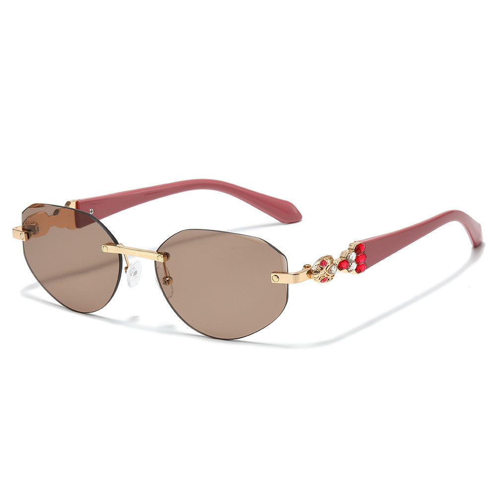 Dekorative Übergroße Schild-Sonnenbrille Brehn