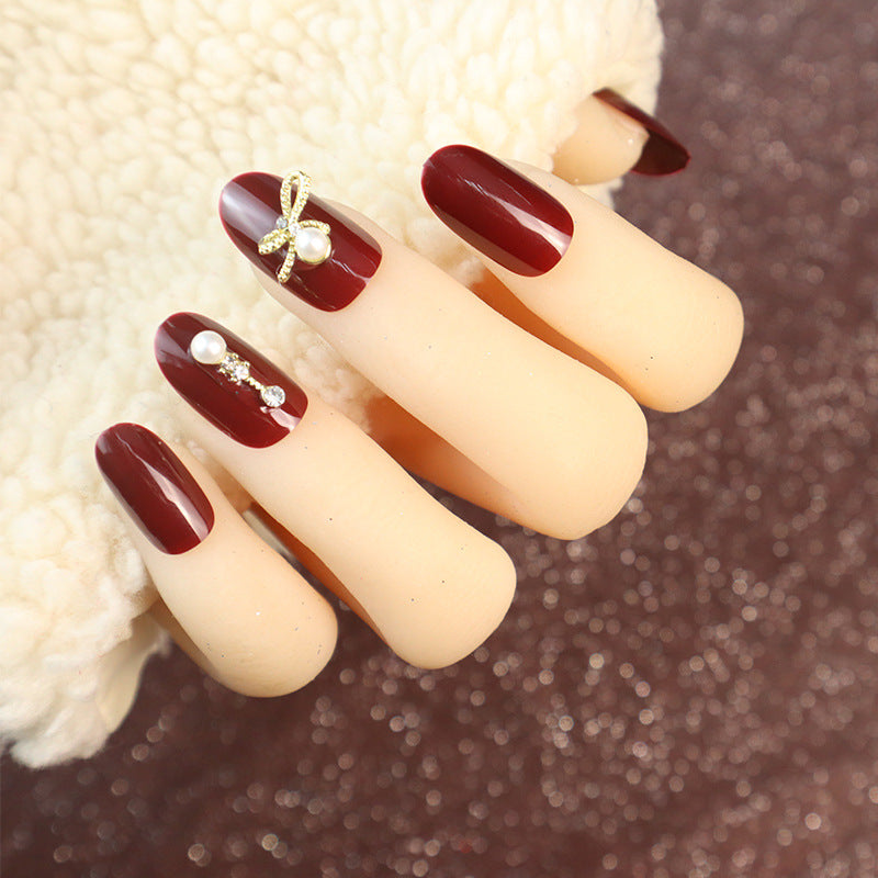 Luxuriöses Dekoratives Press-On Nagelset Brehn