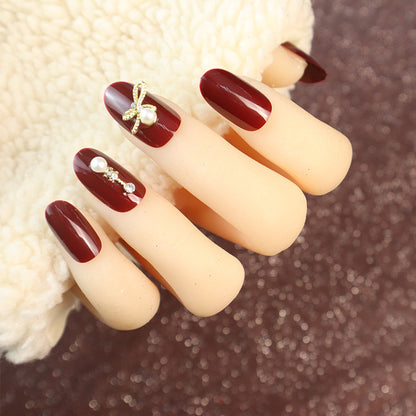 Luxuriöses Dekoratives Press-On Nagelset Brehn