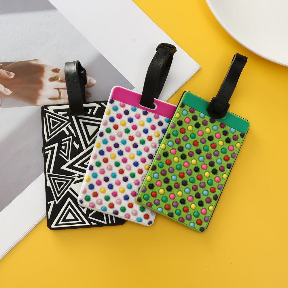 Unisex Gepäckanhänger mit modernem geometrischem Design Brehn