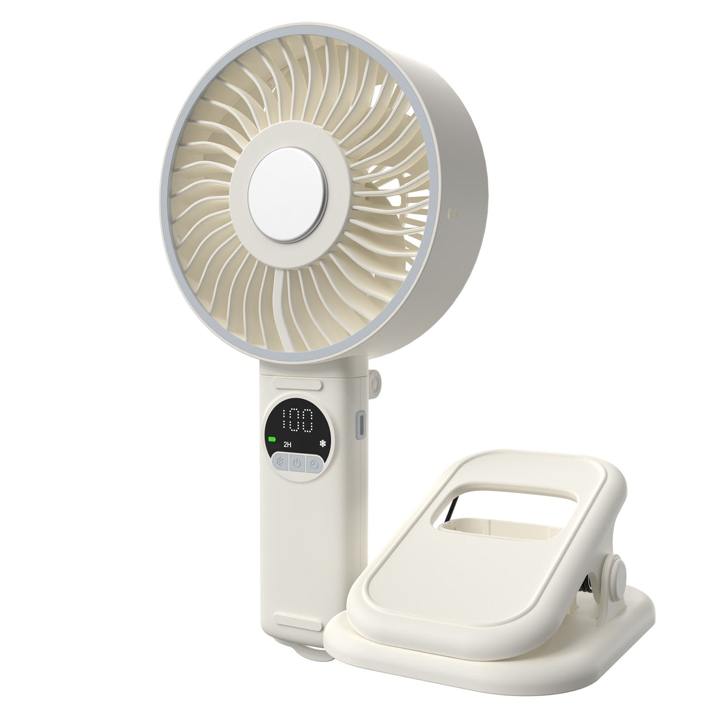 Unisex Kompakt Wiederaufladbarer Hochgeschwindigkeits-Handventilator Brehn