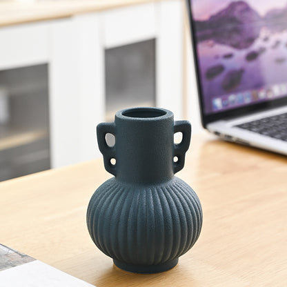 Texturierte dekorative Keramikblumenvase Brehn