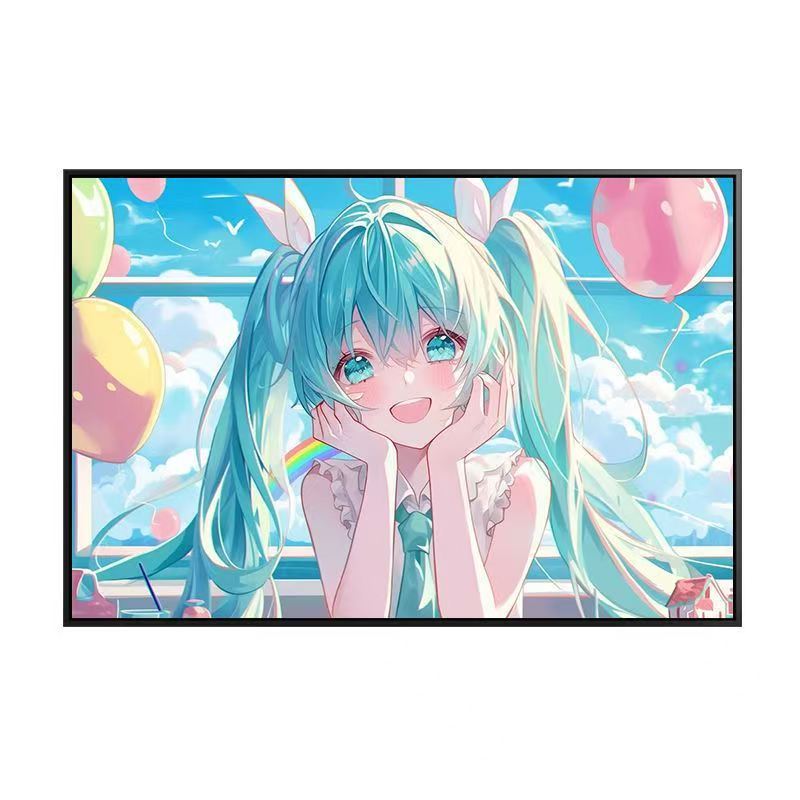 Anime-Themen Illustrierte Leinwand Kunstdruck Brehn