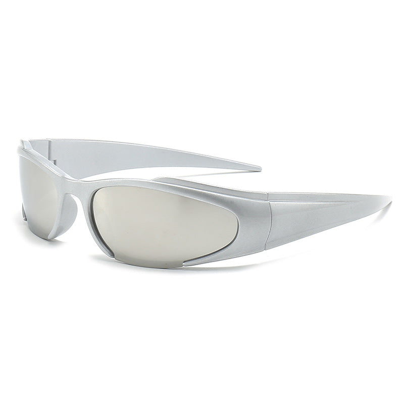 Damen sportliche Sonnenbrille im modernen Design Brehn