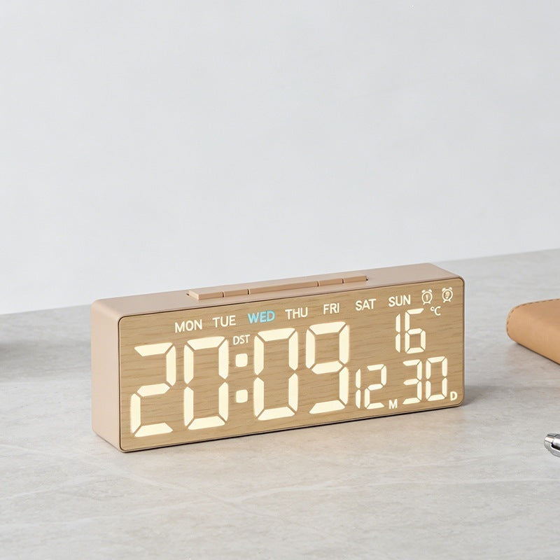 Digitaler Wecker mit Temperatursensor und Dateianzeige Brehn