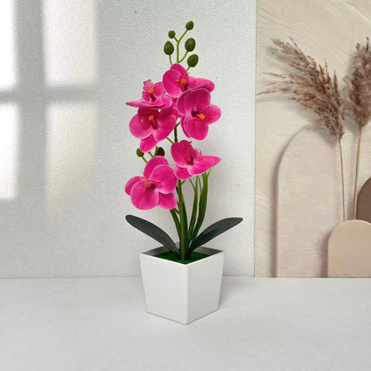 Elegante künstliche Orchideenpflanze für Tischdekoration Zuhause