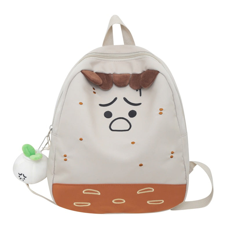 Verspielter Rucksack im Cartoon-Thema