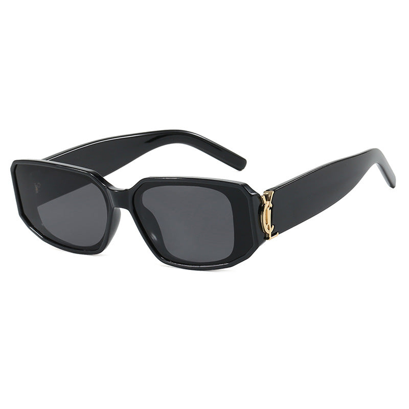 Damen modische Sonnenbrille mit eckigem Design und luxuriösen Details Brehn