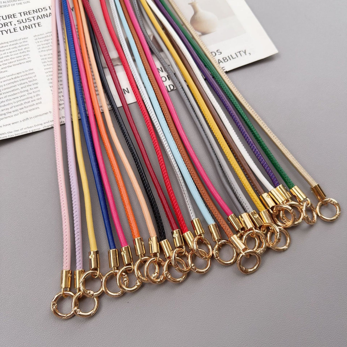 Premium Kunstleder Schlüsselband Brehn