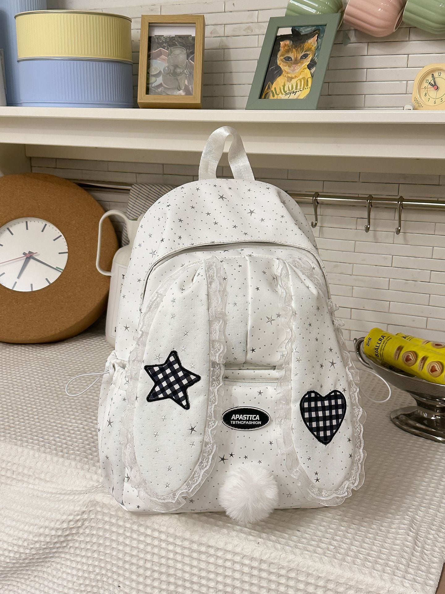 Süßer Bunny Ohr Schulrucksack