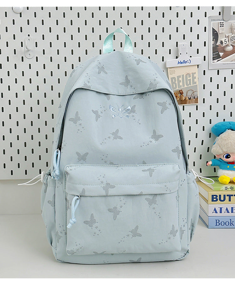 Schmetterlingsmuster Casual Rucksack Brehn