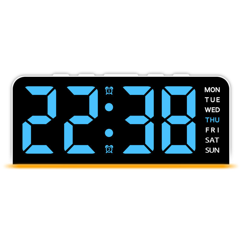 Digitaler LED-Wecker mit Farbwechsel Brehn