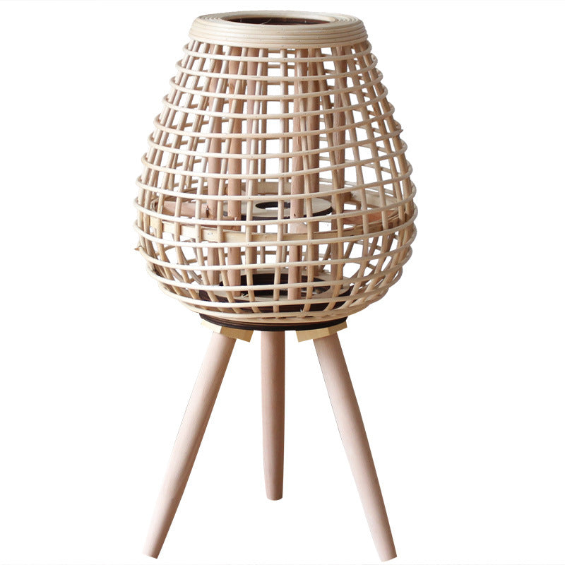 Dekorative Rattan-Laterne Brehn