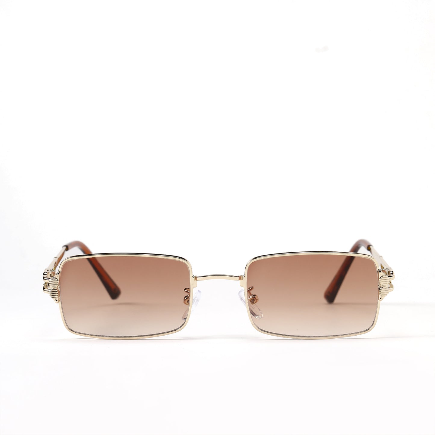 Damen stilvolle Sonnenbrille mit angesagtem rechteckigen Rahmen Brehn