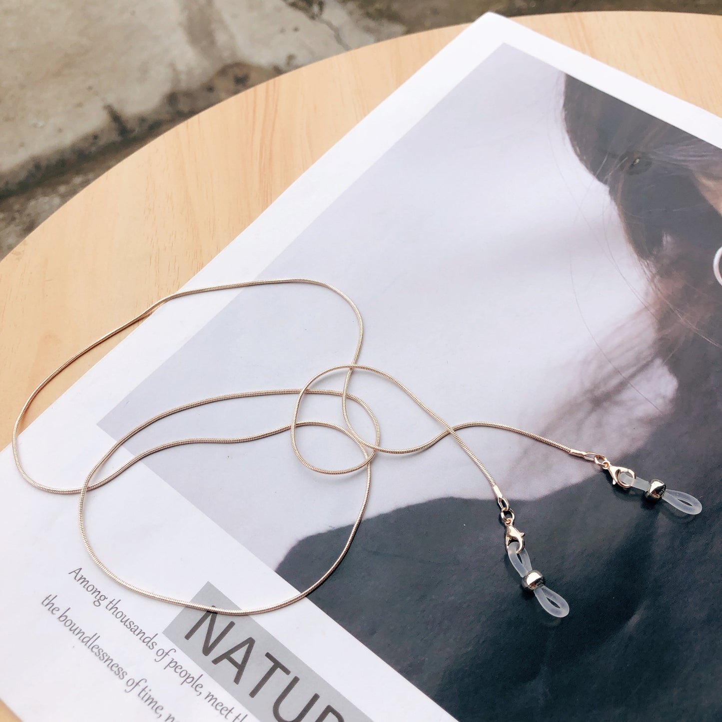 Elegante Hängende Ohrringe Halter Kette Brehn