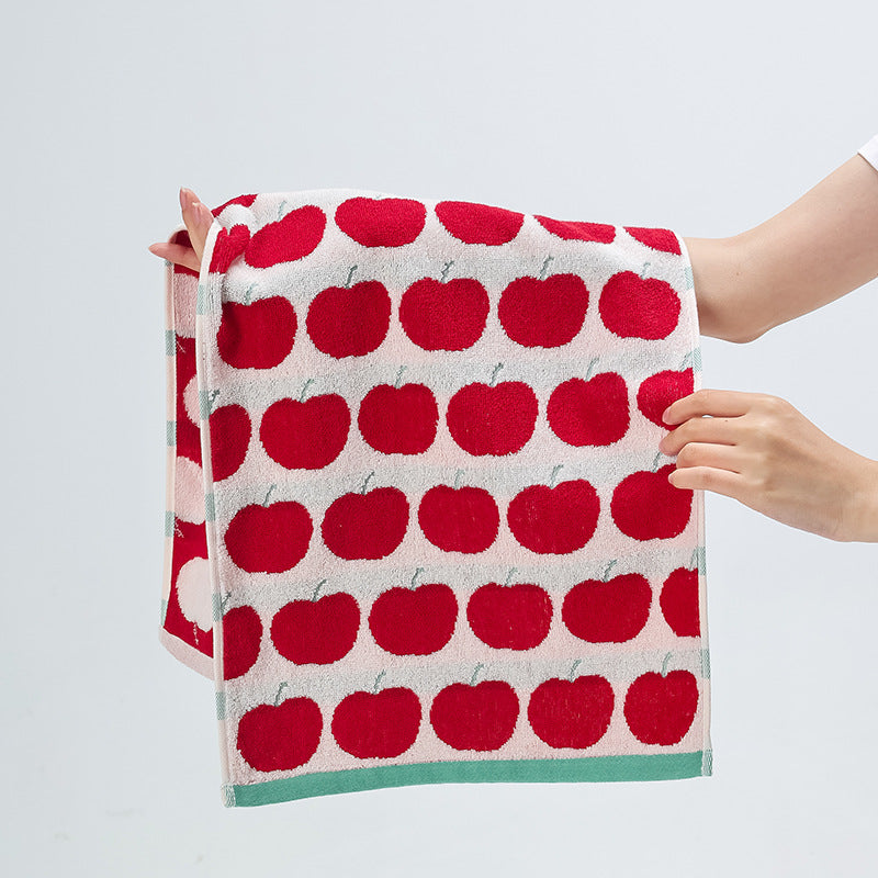 Weiches Frottier-Handtuch mit Pferde-Jacquardmuster