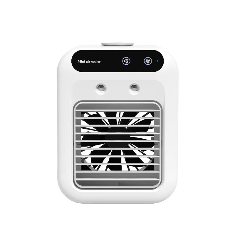 Unisex Einheitsgröße tragbare persönliche evaporative Klimaanlage USB wiederaufladbar Dual Power mit verstellbaren Lamellen Brehn