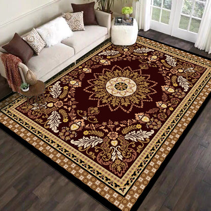 Dekorative, vintage-inspirierte Teppich
