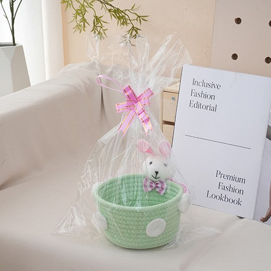 Kuscheliger Aufbewahrungskorb mit Bärenmotiv Brehn