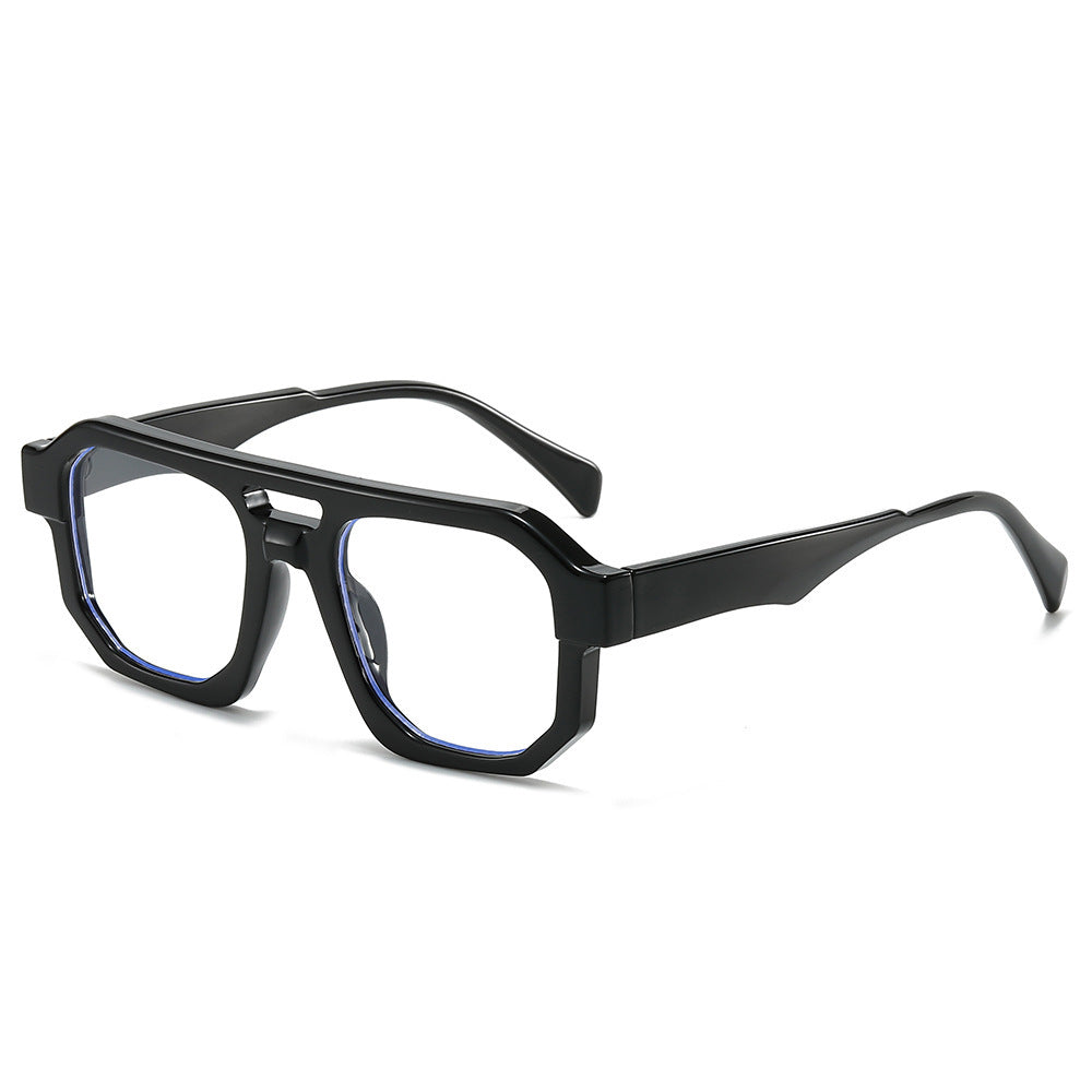 Fashion-Forward Geometrische Übergroße Sonnenbrille Brehn