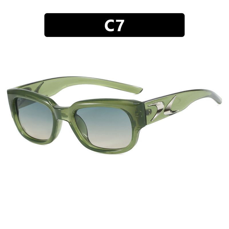 Damen stylische Sonnenbrille mit robustem Rahmen und UV-Schutz Brehn