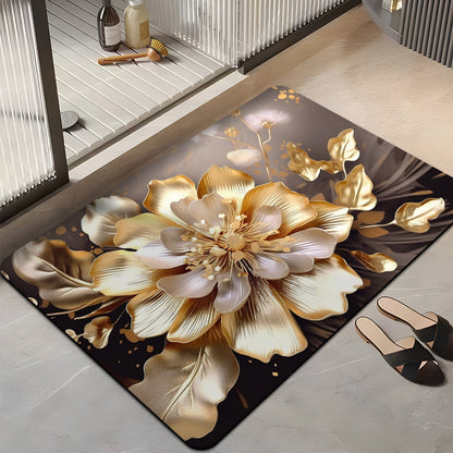Floral Design Badezimmermatte Brehn