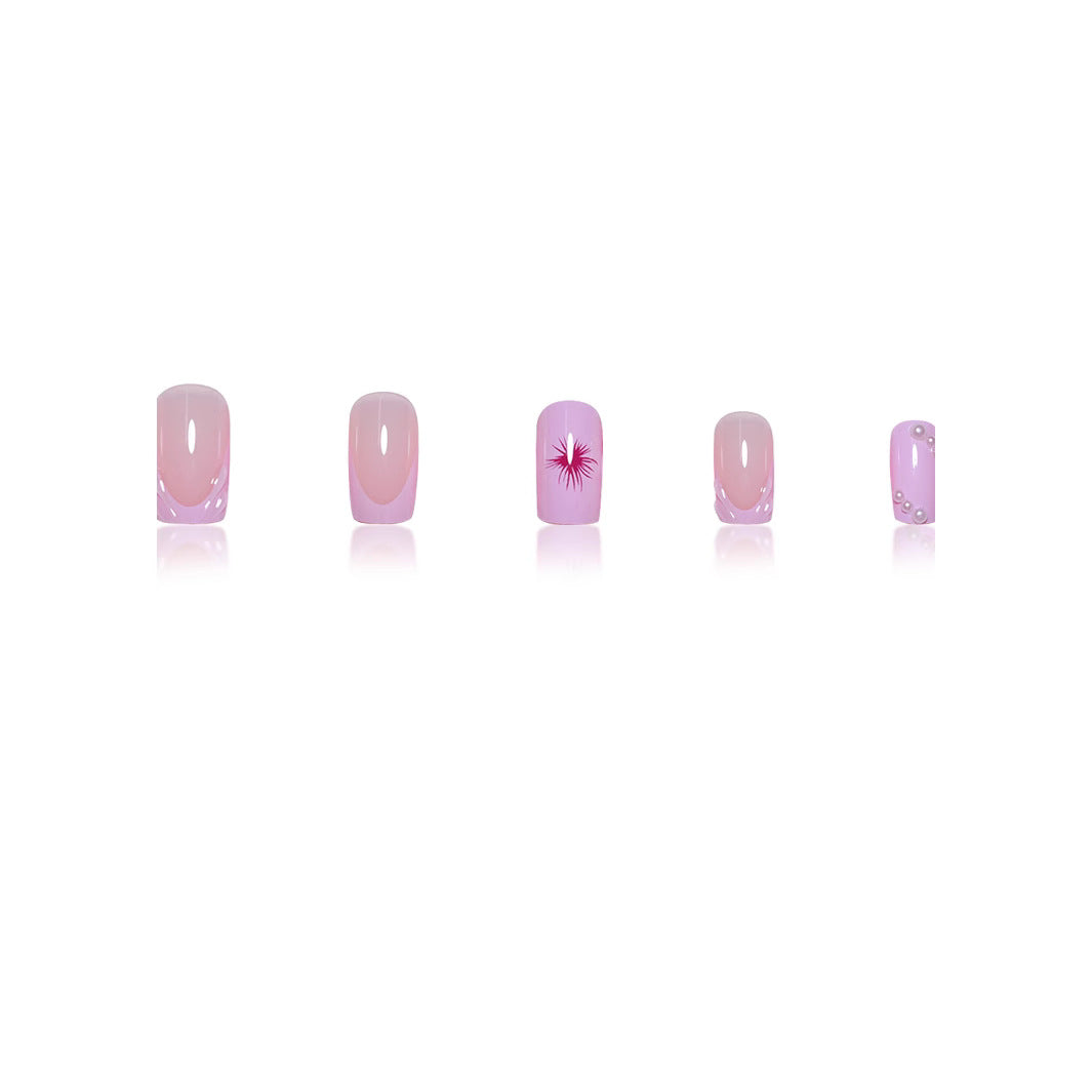 3D Florale Acryl-Nagelverstärkungen Brehn