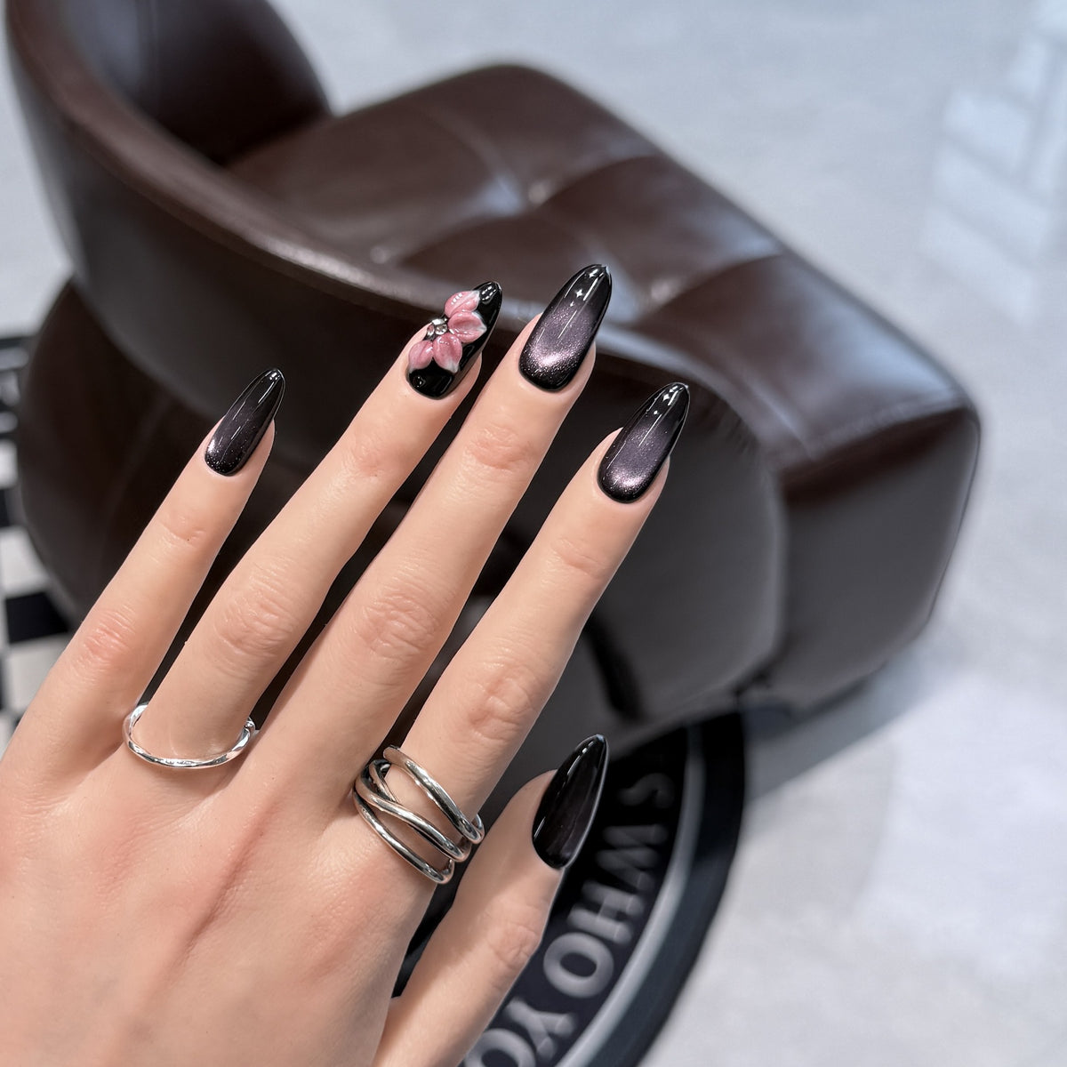 Elegante Ombre Stiletto Press-On Nagel Design Brehn