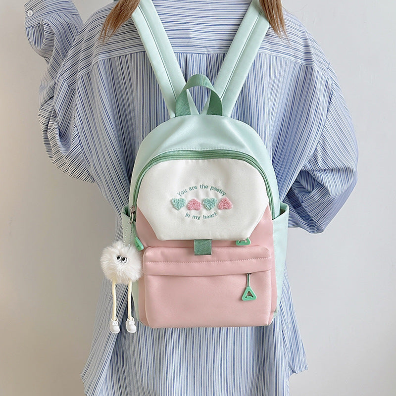 Casual Stoff Rucksack Brehn