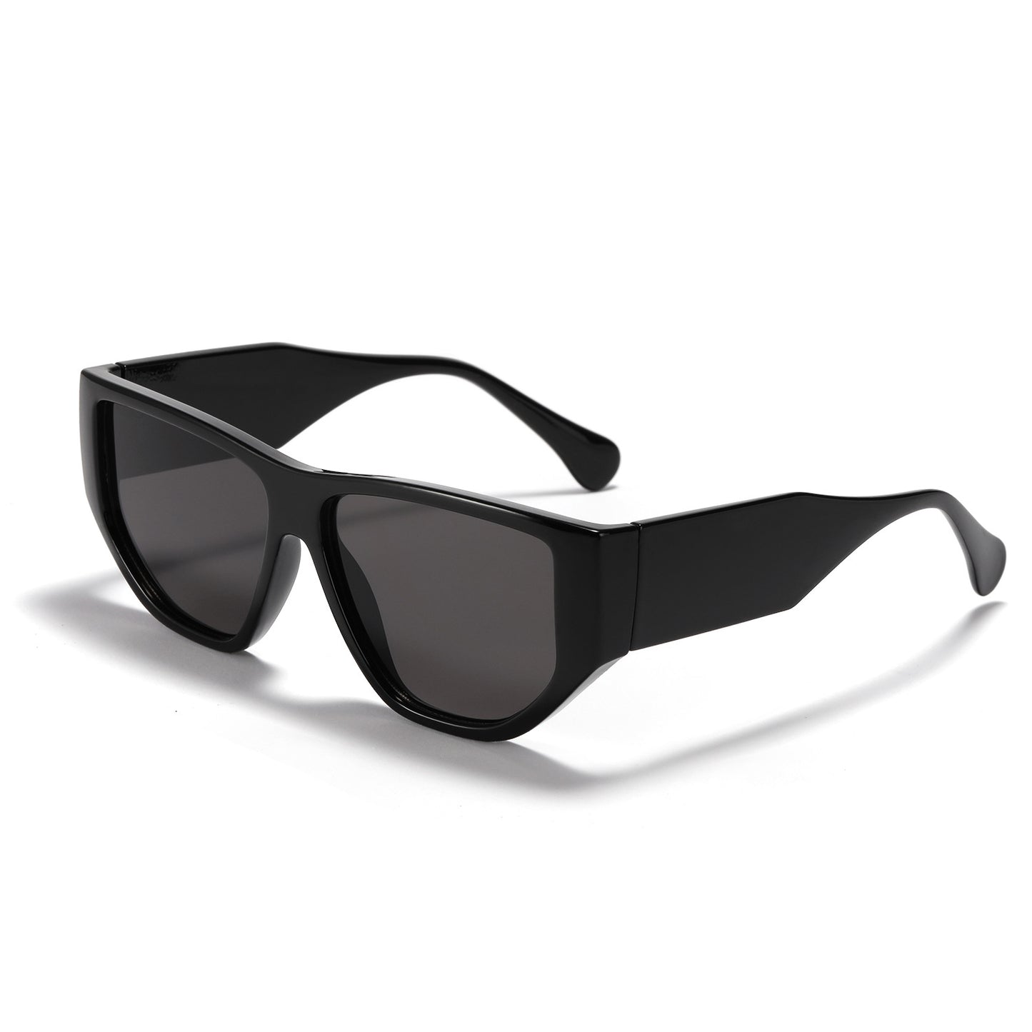 Damen trendige quadratische Sonnenbrille mit modernem tortoise Muster Brehn