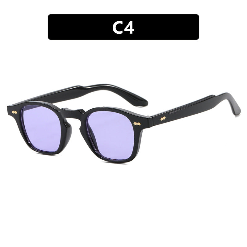 Damen geometrische Sonnenbrille mit schützendem UV-Filter und zeitgemäßem Design Brehn