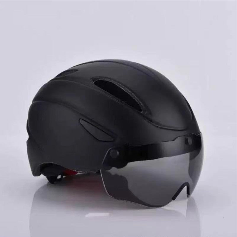 Schutzhelm für Radfahrer mit Visier Brehn