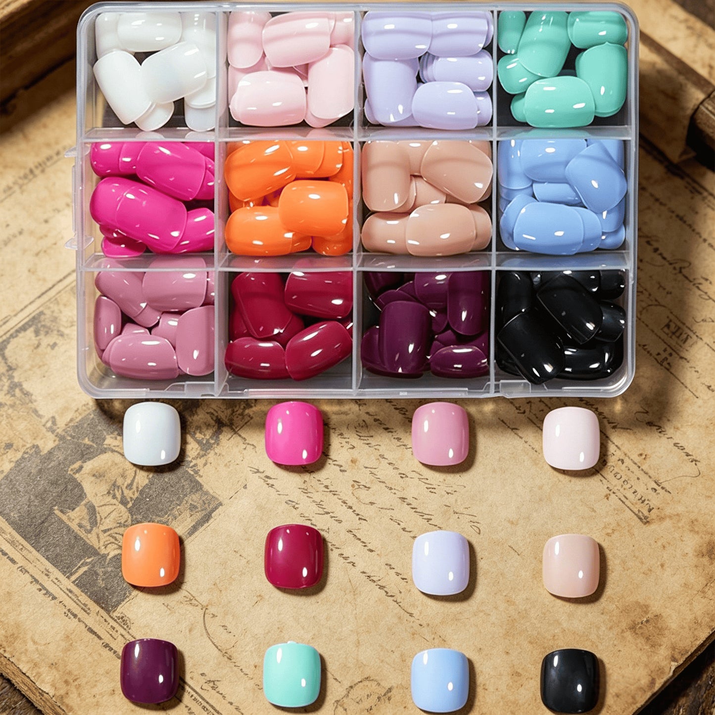 Vielseitiges Soft Gel Nagel Tip Set Brehn