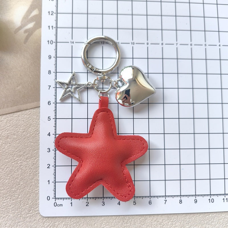 Schlüsselanhänger mit Stern- und Herzdesign Brehn