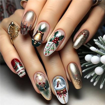 Festliche Nagelkunst-Wraps Brehn