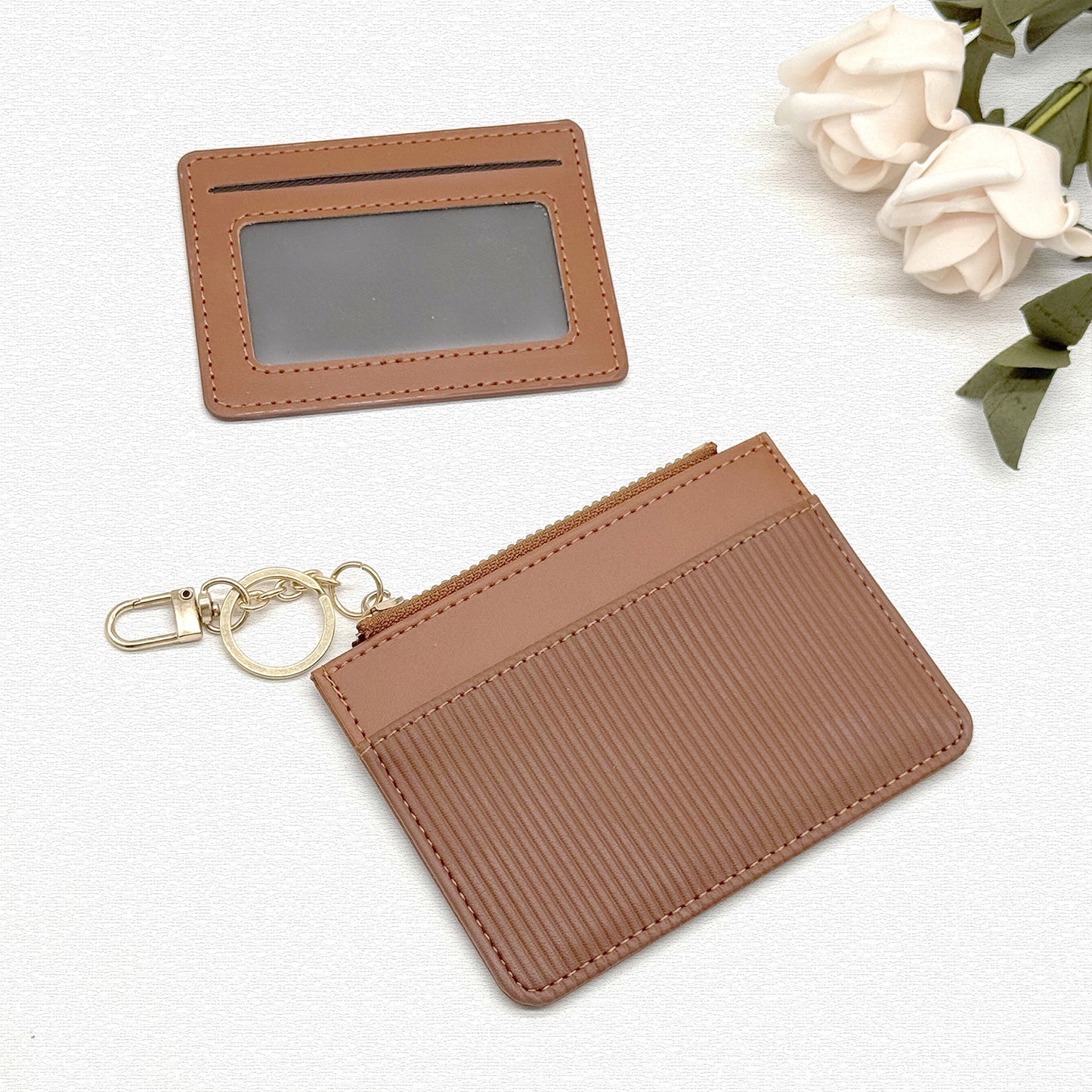 Minimalist Reißverschluss-Kartenhalter