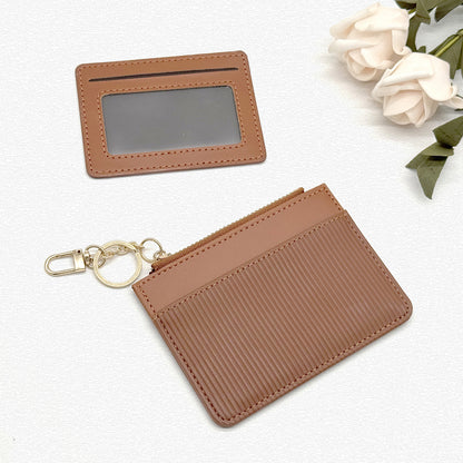 Minimalist Reißverschluss-Kartenhalter