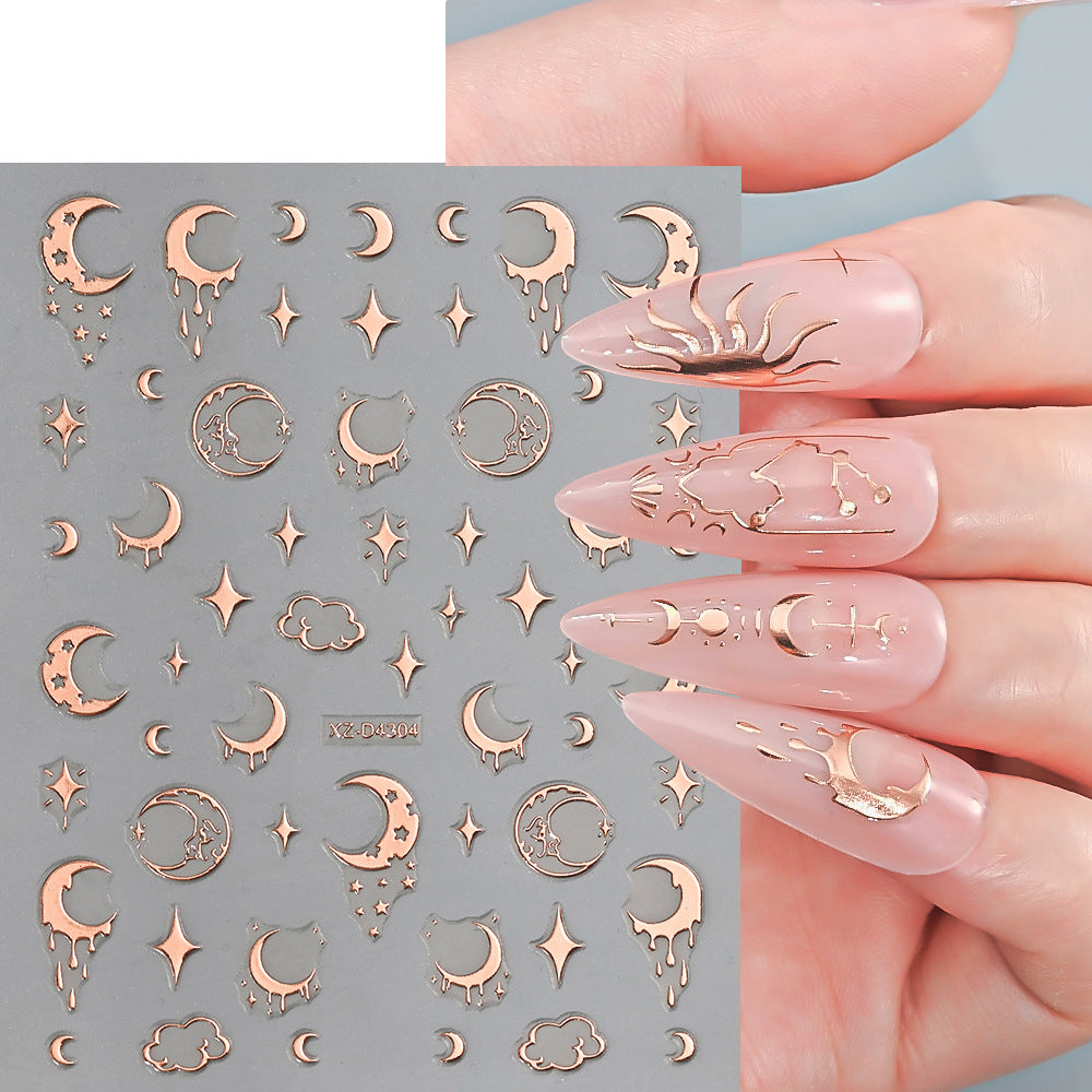 Nagelkunst Dekorative Folienaufkleber
